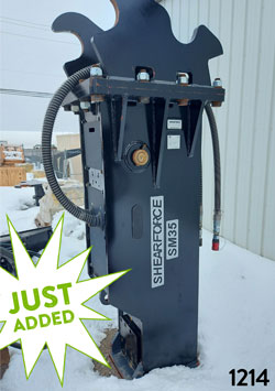ShearForce SM35 Hydraulic Hammer for rent on sale used canada