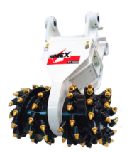 Simex Rotary Cutters Excavator Attachment