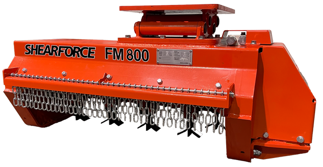 ShearForce Flail Mower Excavator Attachments